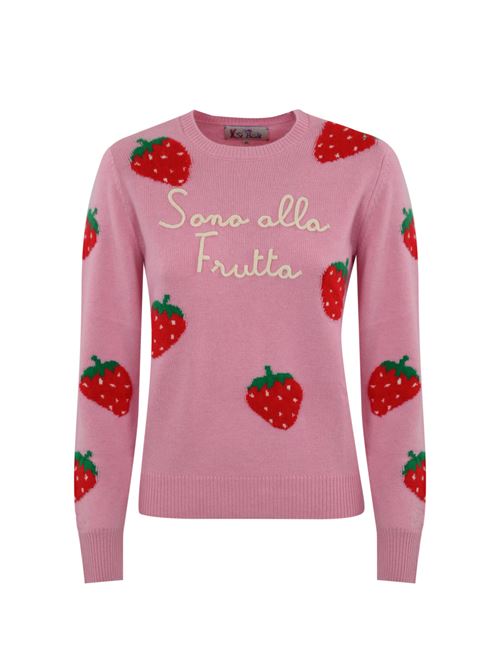 Maglione New Queen Sono alla frutta in misto lana Mc2 Saint Barth | NEW QUEEN P03984G ALLA FRUTTA 23 EMB